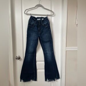 Distressed Flare Jeans